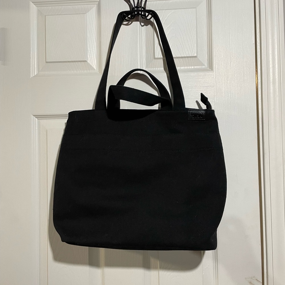 Old Navy Black Canvas Tote Bag
